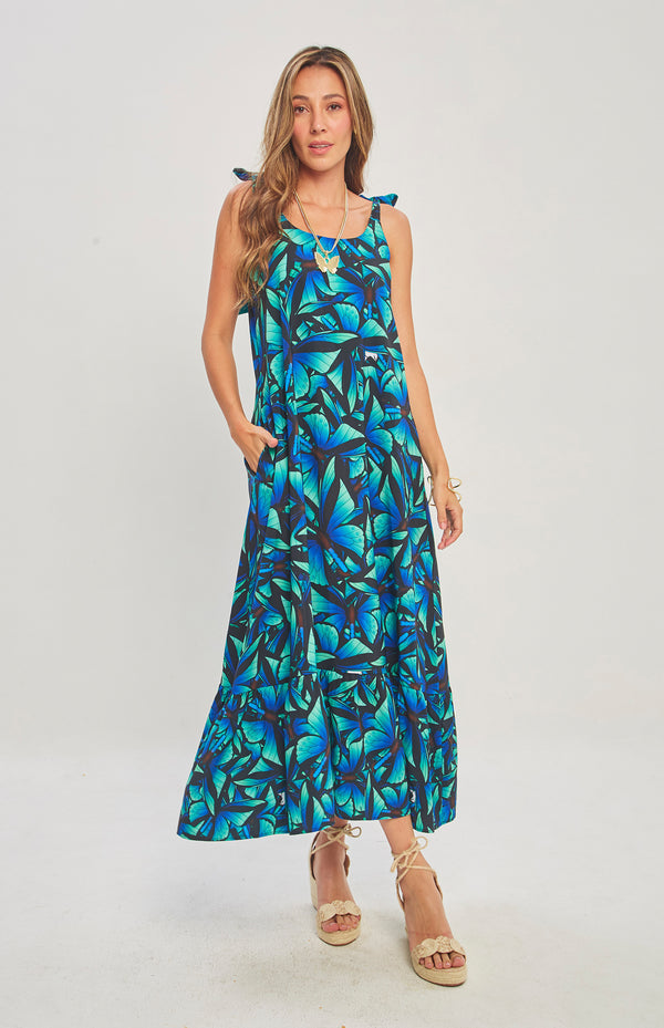 VESTIDO PALMA BUTTERFLIES
