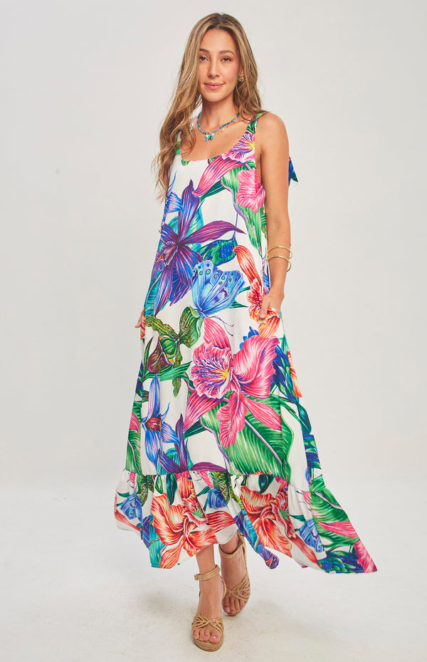 VESTIDO PALMA TROPICAL PARADISE