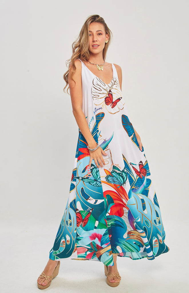VESTIDO FLORIDA DAY BLUE
