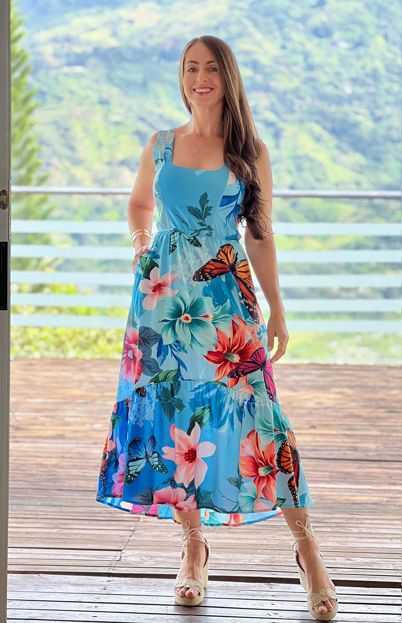 VESTIDO GRECIA TROPICAL SPRING