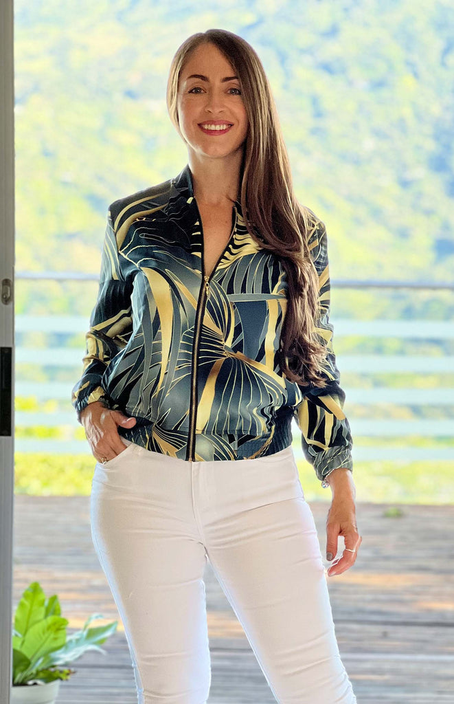 CHAQUETA MUNICH GOLDN PALMS