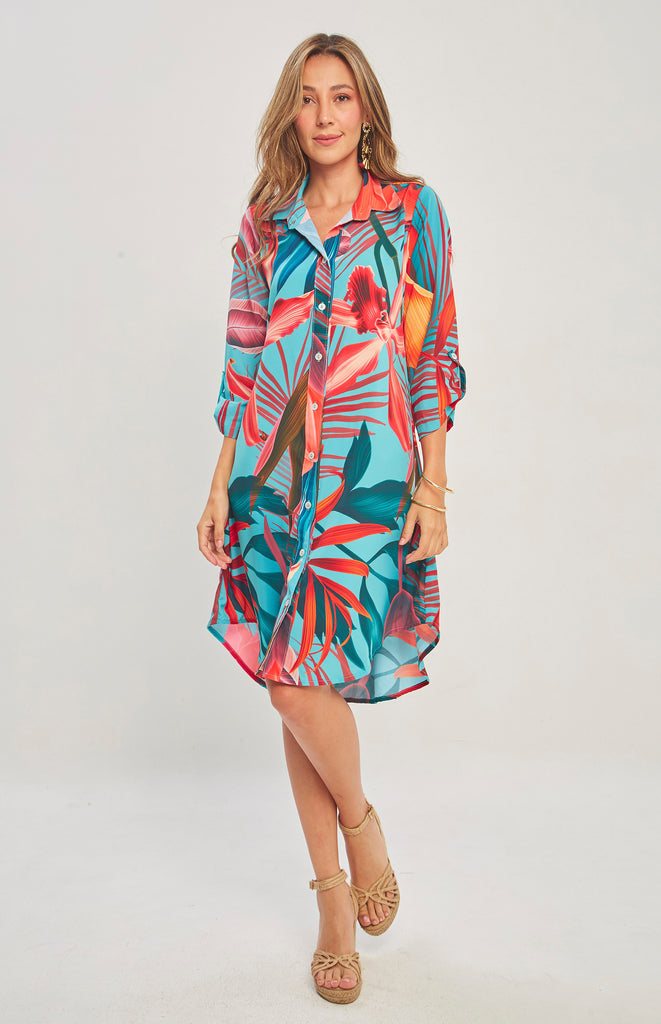 CAMISERO VENICE TURQUOISE