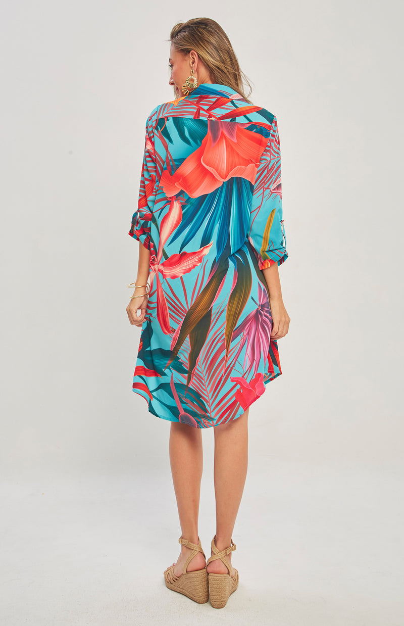 CAMISERO VENICE TURQUOISE