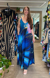 VESTIDO FLORIDA FLOWER BLUE