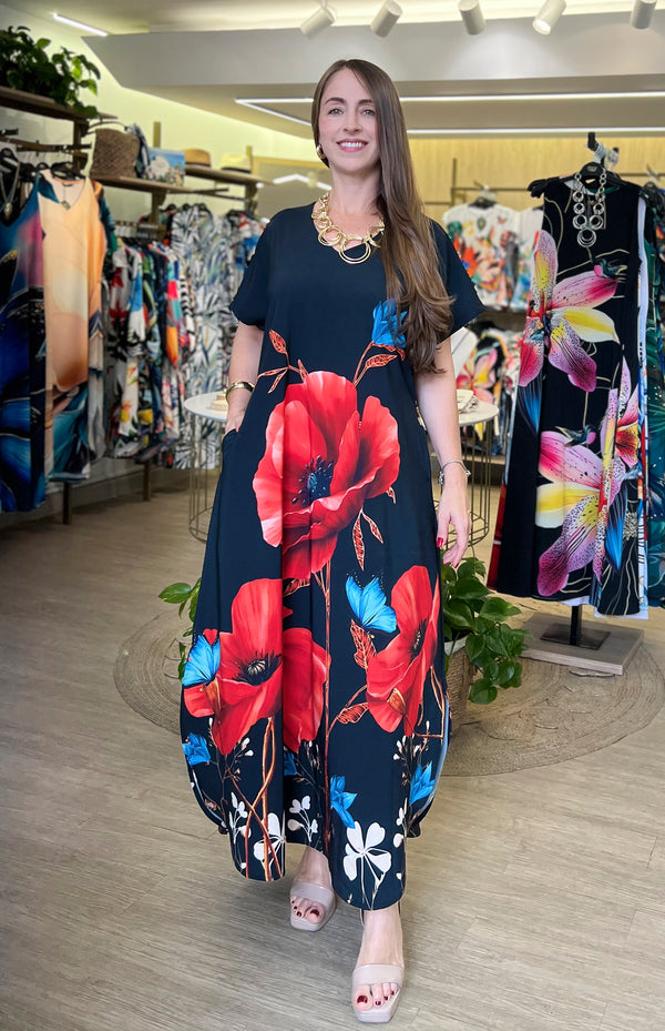 VESTIDO IGUAZU RED SPRING