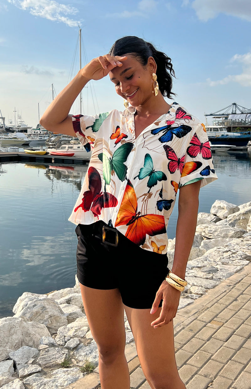 CAMISA MISSOURI GOLDEN BUTTERFLIES
