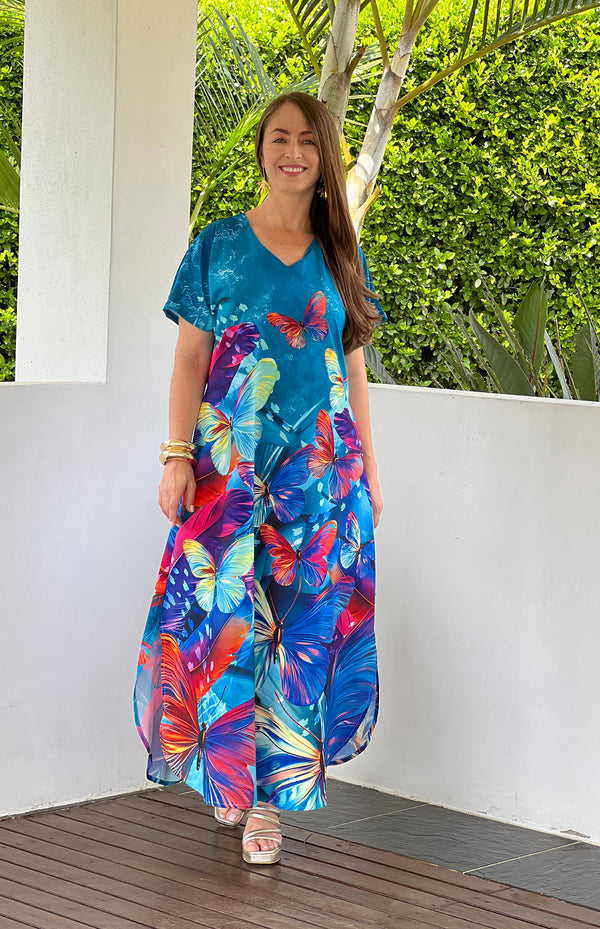 VESTIDO IGUAZU ENCHANTED BUTTERFLY