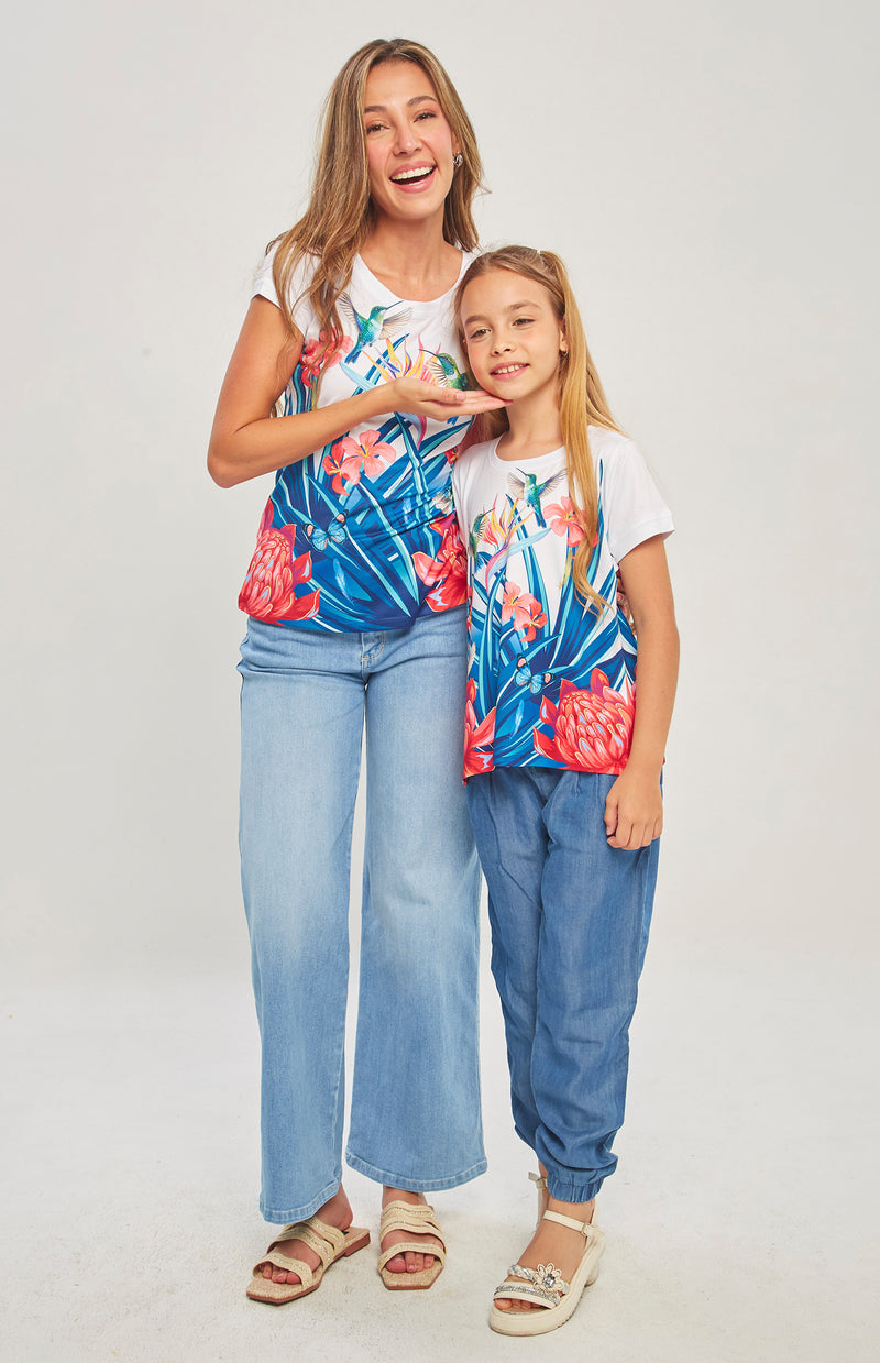 T-SHIRT BASICA MADRE E HIJA