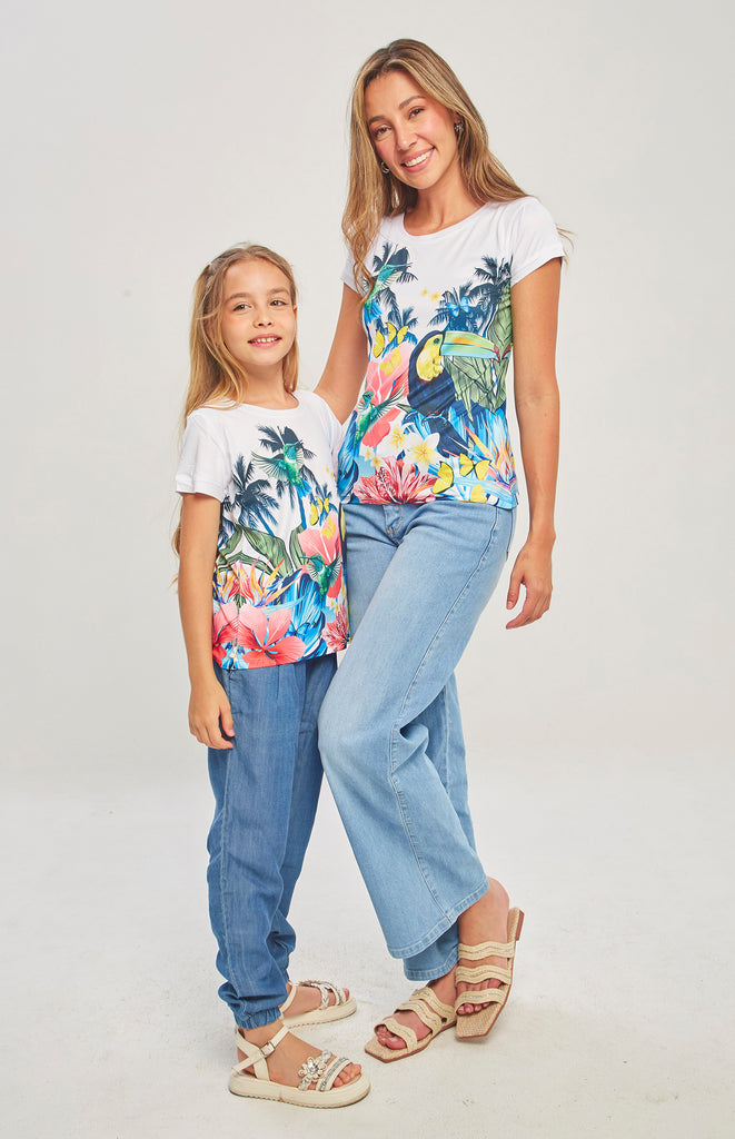 T-SHIRT BASICA MADRE E HIJA