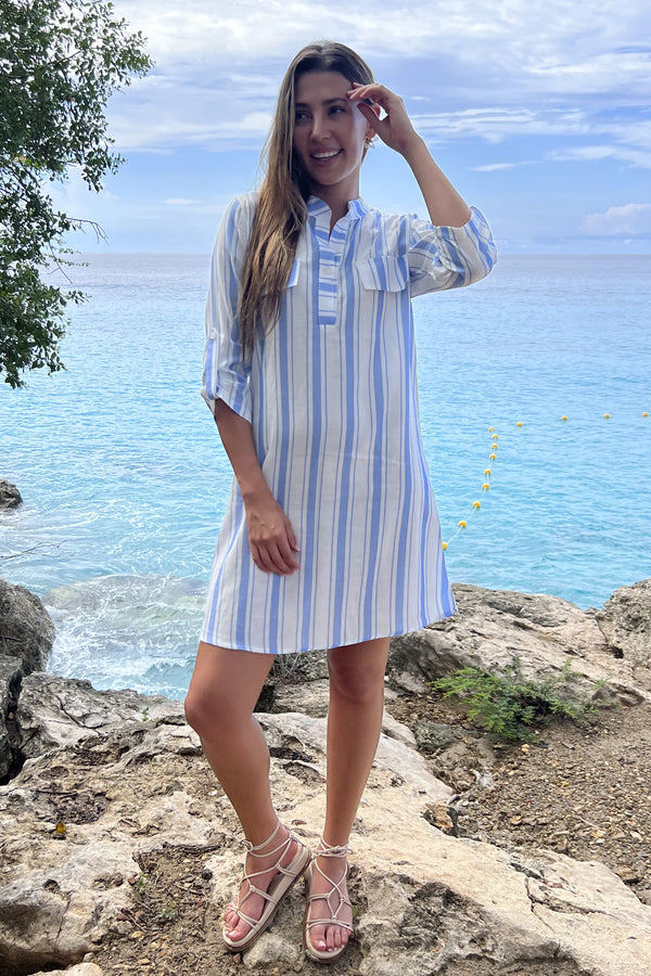 CAMISERO MALIBU MARINE BLUE