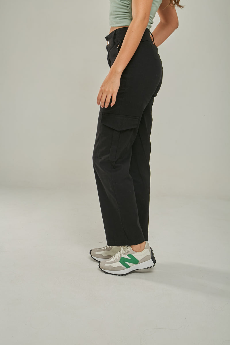 PANTALON CARGO MALIBU NEGRO