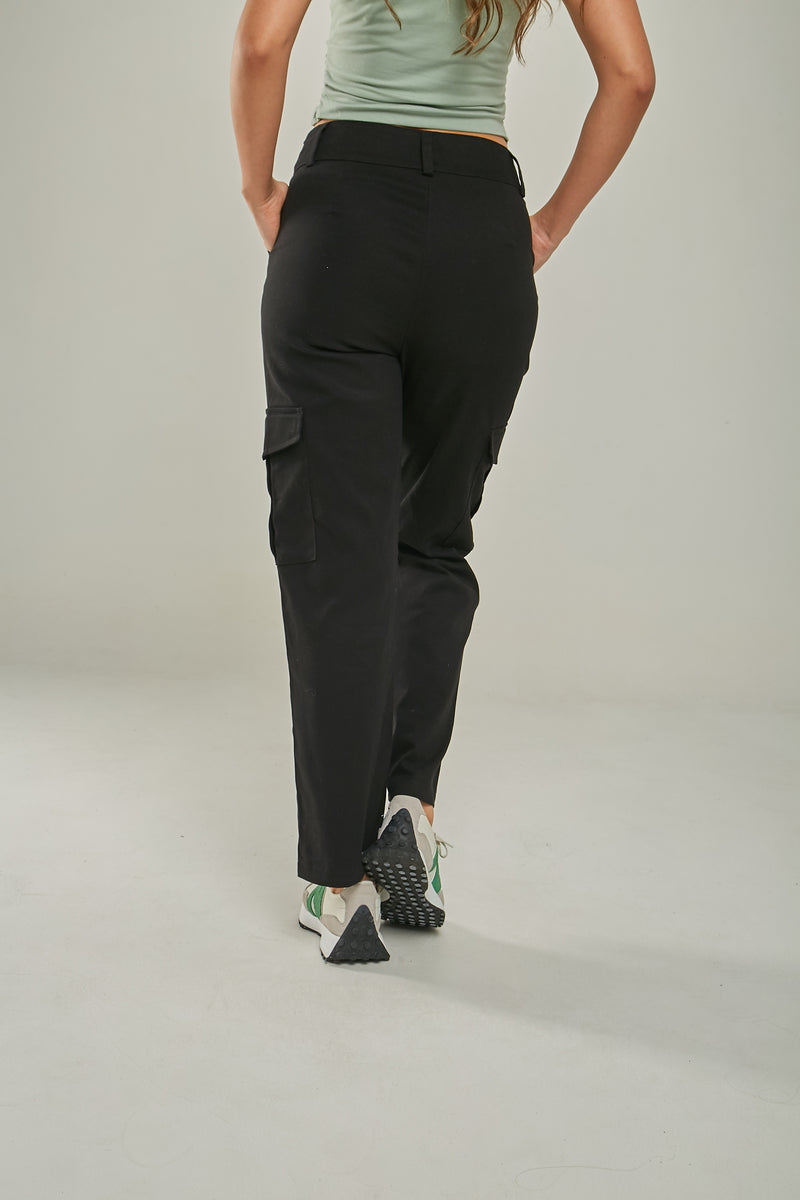 PANTALON CARGO MALIBU NEGRO