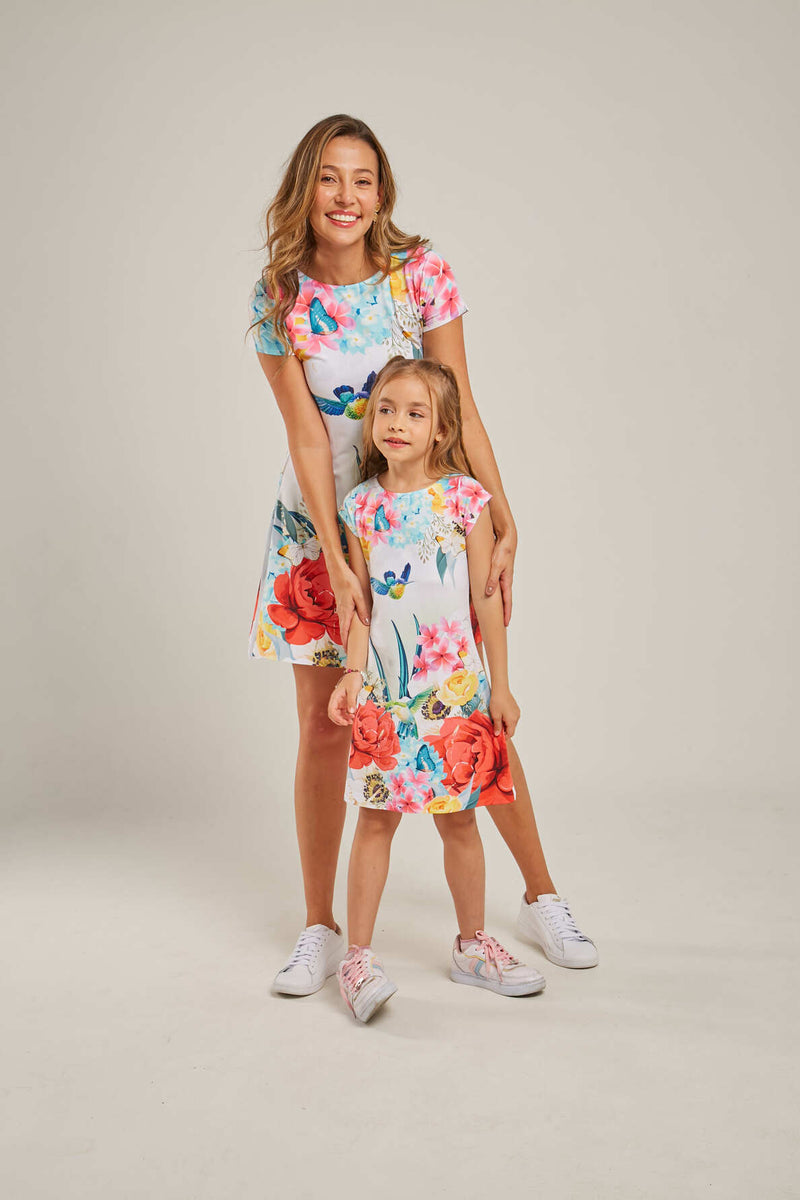 VESTIDO MADRE E HIJA NEW BEAUTY OF PARADISE