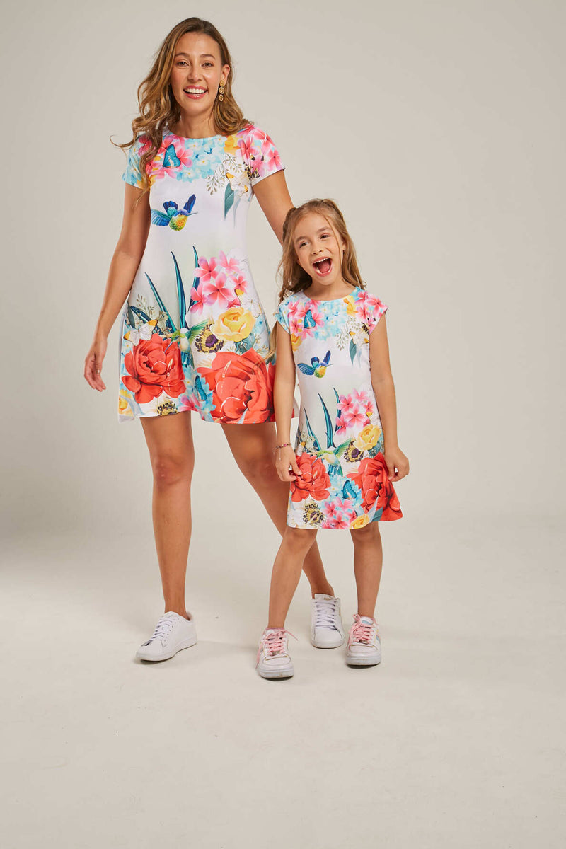 VESTIDO MADRE E HIJA NEW BEAUTY OF PARADISE