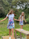 VESTIDO MADRE E HIJA PURPLE FLOWER